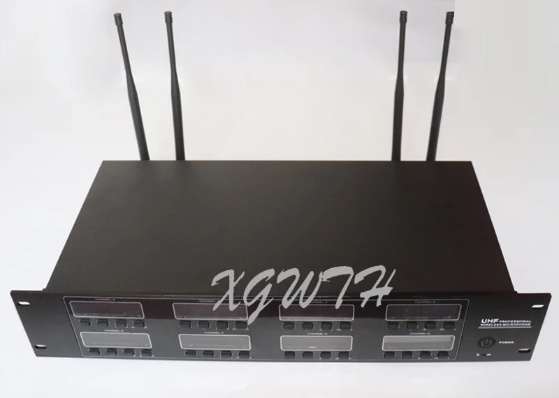 800 каналов цифровой UHF беспроводной микрофон система 8 Гарнитура петличный сценический вокальный караоке беспроводной микрофон