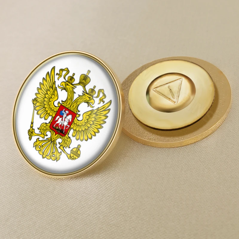 Заколки-значки с флагом Российской Федерации | Украшения и аксессуары