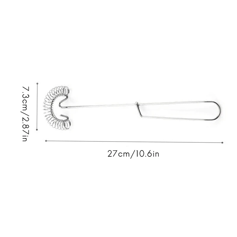 4 Pcs Stainless Steel Whisk Spring Coil Set Professional Manual Egg Beater Baking Tool for Milk Blending Whisking | Дом и сад