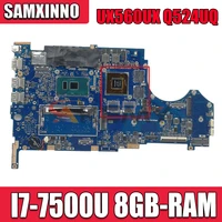 60nb0c20 mb7110 for asus ux560u ux560ux q524uq laptop motherboard rev 2 0 w i7 7500u 8gb ram n16s gt1 ka a2 100 tested working