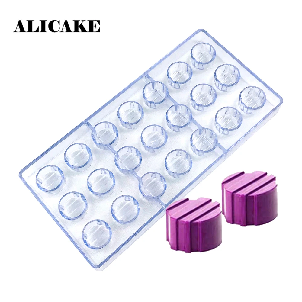 21 отверстие цилиндрическая форма для шоколада 3D пластиковая торта Формы