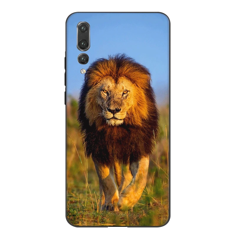 Мобильный Силиконовый чехол для телефона Honor Note 10 View 20 6A 7A 7C 7X8 8X 8C 9X9 Lite Pro Cover Lion Animal