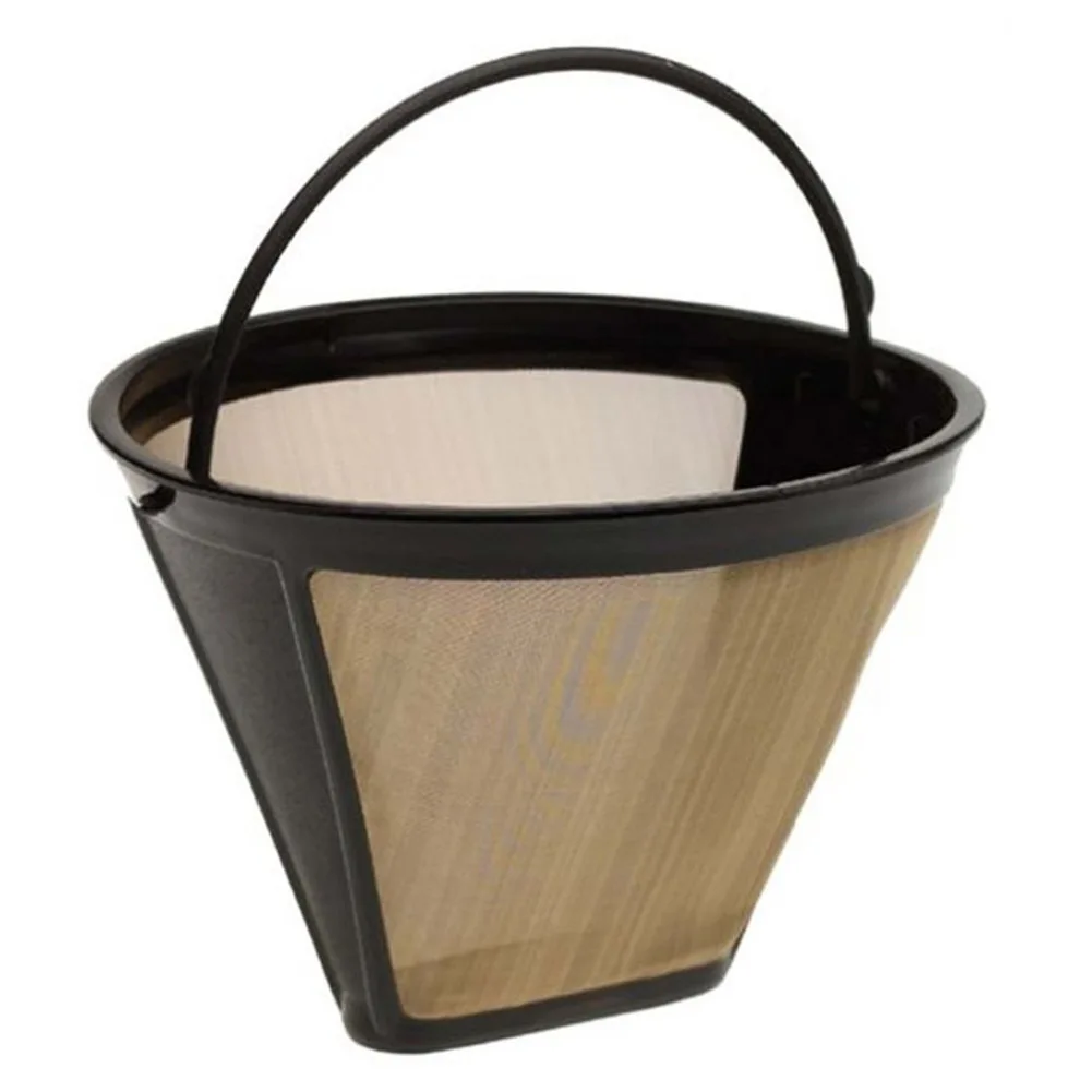 

Coffee Maker Accessories Stainless Steel Reusable Cone-Style Kitchen Gadgets Coffee Filter Handmade Kitchenware 1 pcs