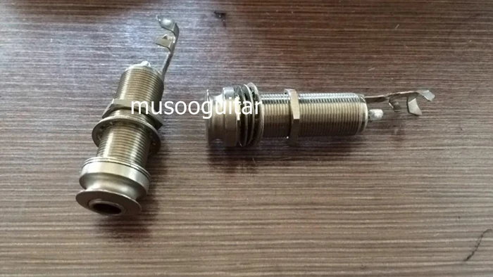 

Jack, Cylinder Style, 1/4" Stereo Jack Satin Nickel