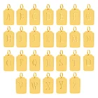 Кулон ручной работы из нержавеющей стали, 26 букв, 2021