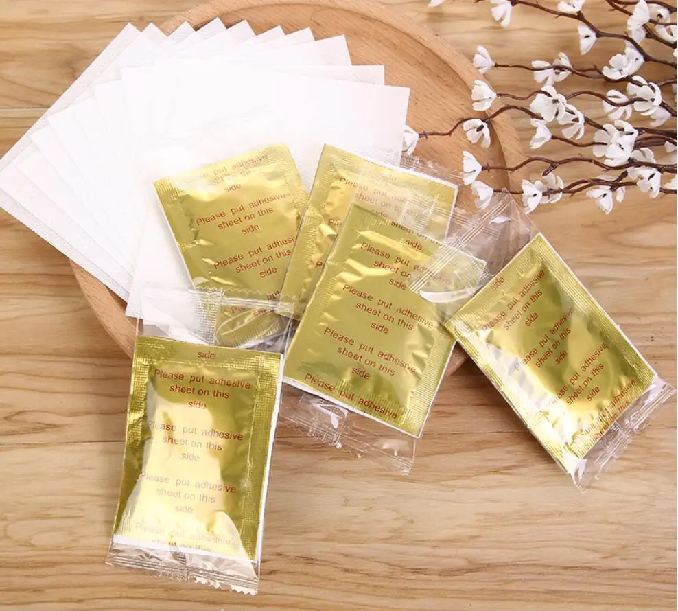 10 шт. золотые Премиум Kinoki Детокс подушечки для ног органические травяные