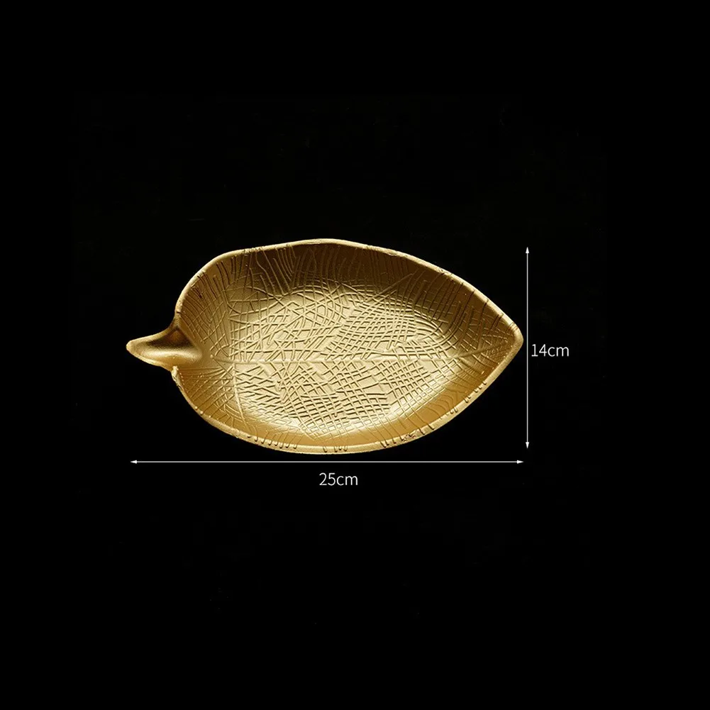

Nordic Tableware Simple Storage Table Dining Table Home Decor Gold Tray For Home Kitchen Decoration Accessories