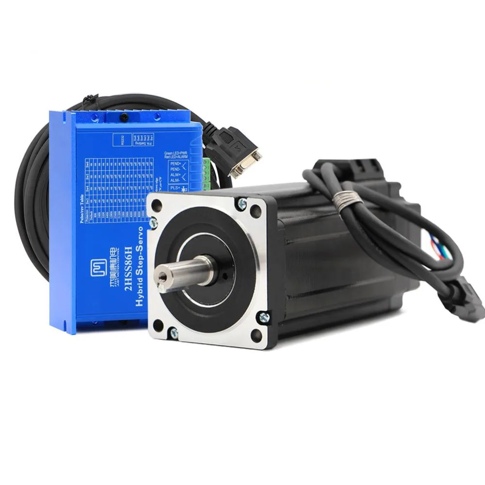 CNC Nema 34 замкнутый контур двигатель 86J18156EC 12N. М 2 фаза Гибридный мотор драйвер 2HSS86H