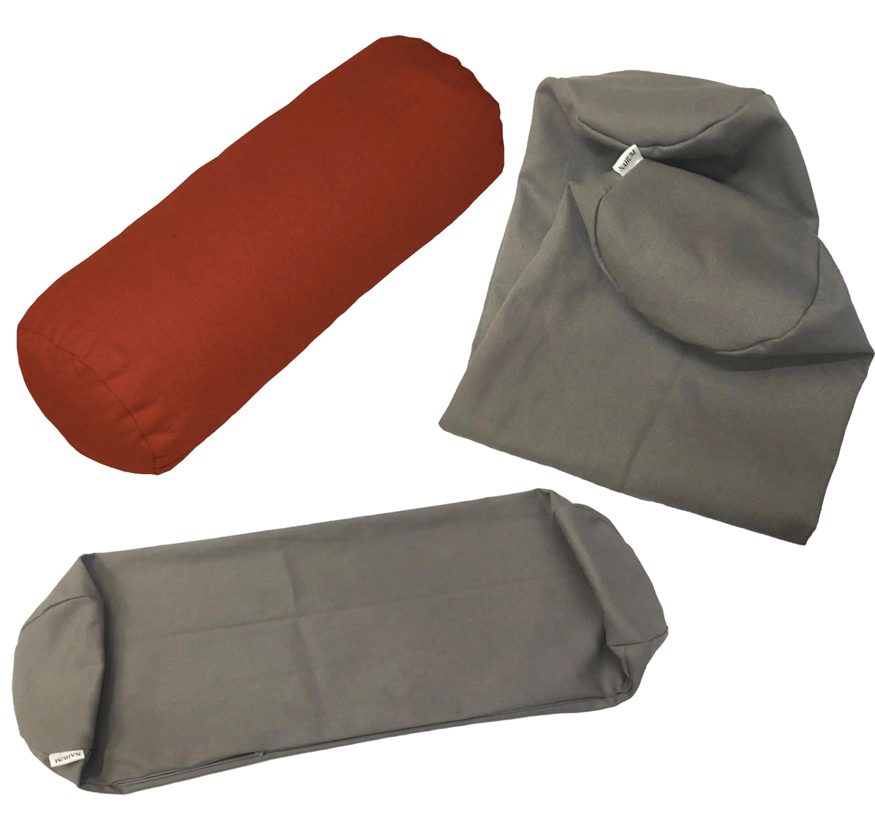 Чехол aa187g (только продажа) красно-коричневый 100% хлопок Холщовый круглый подушка