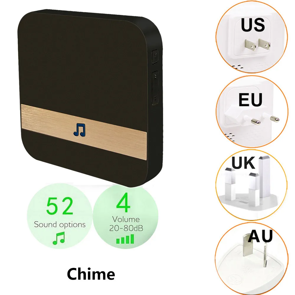 

Anytek B10 Smart WiFi Video Doorbell Camera Visual Intercom With Chime Night vision IP Door Bell Wireless Home Security Camera