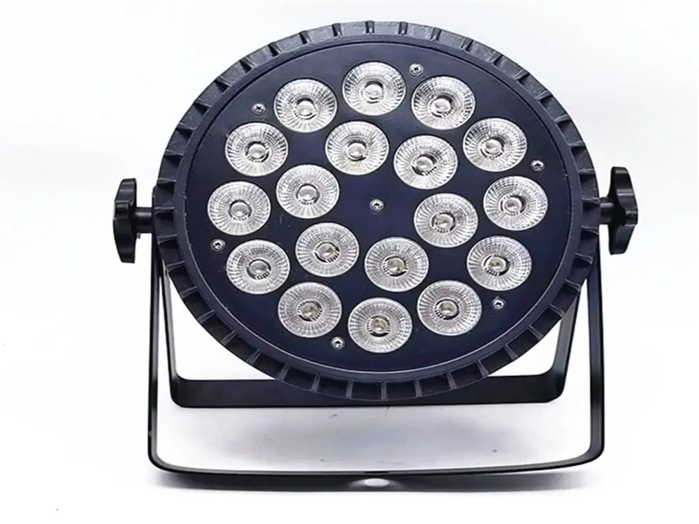 Алюминиевое литье под давлением 18x18 Вт RGBWA UV 6в1 led par wash светодиодный плоский