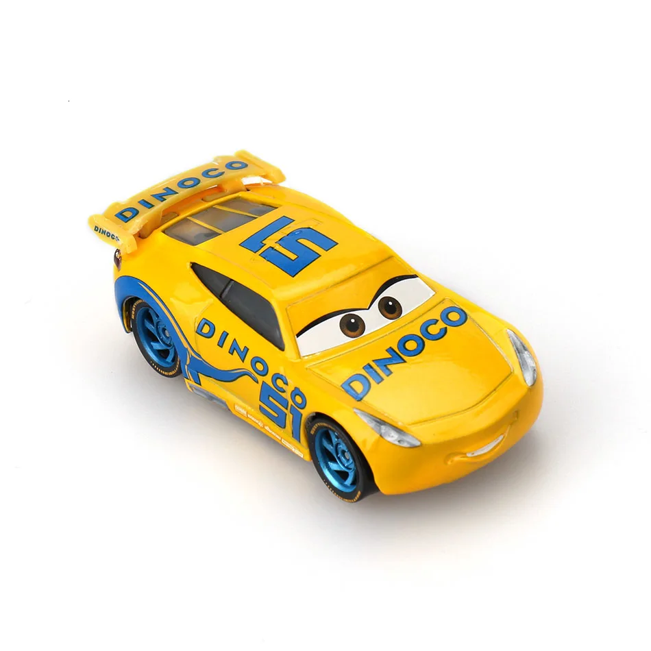 Disney Pixar Cars 2 3 Lightning 40 стиль Mcqueen Mater Jackson Storm Ramirez 1:55 литой автомобиль металлический сплав мальчик детские игрушки подарок