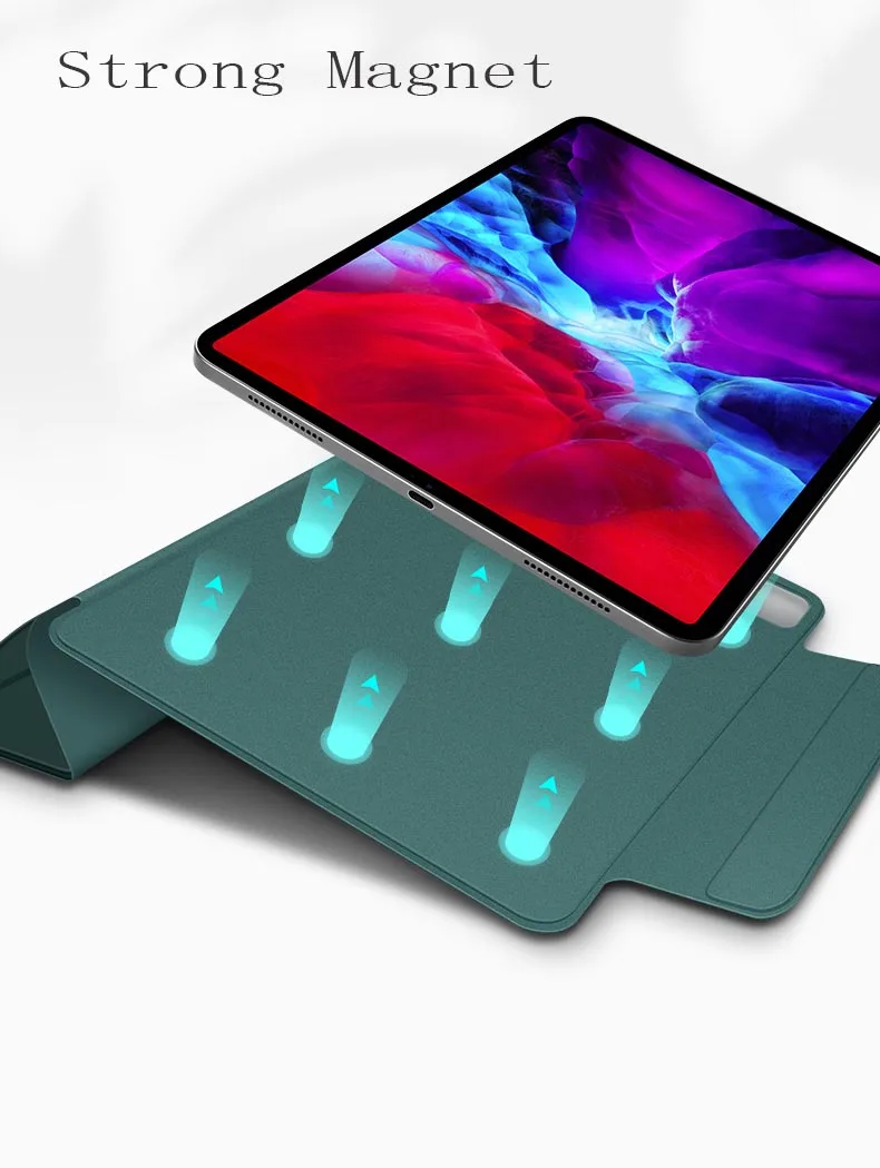 Магнитный смарт-чехол для iPad air 4 Pro безопасный магнитный чехол 2-го поколения 2020 со
