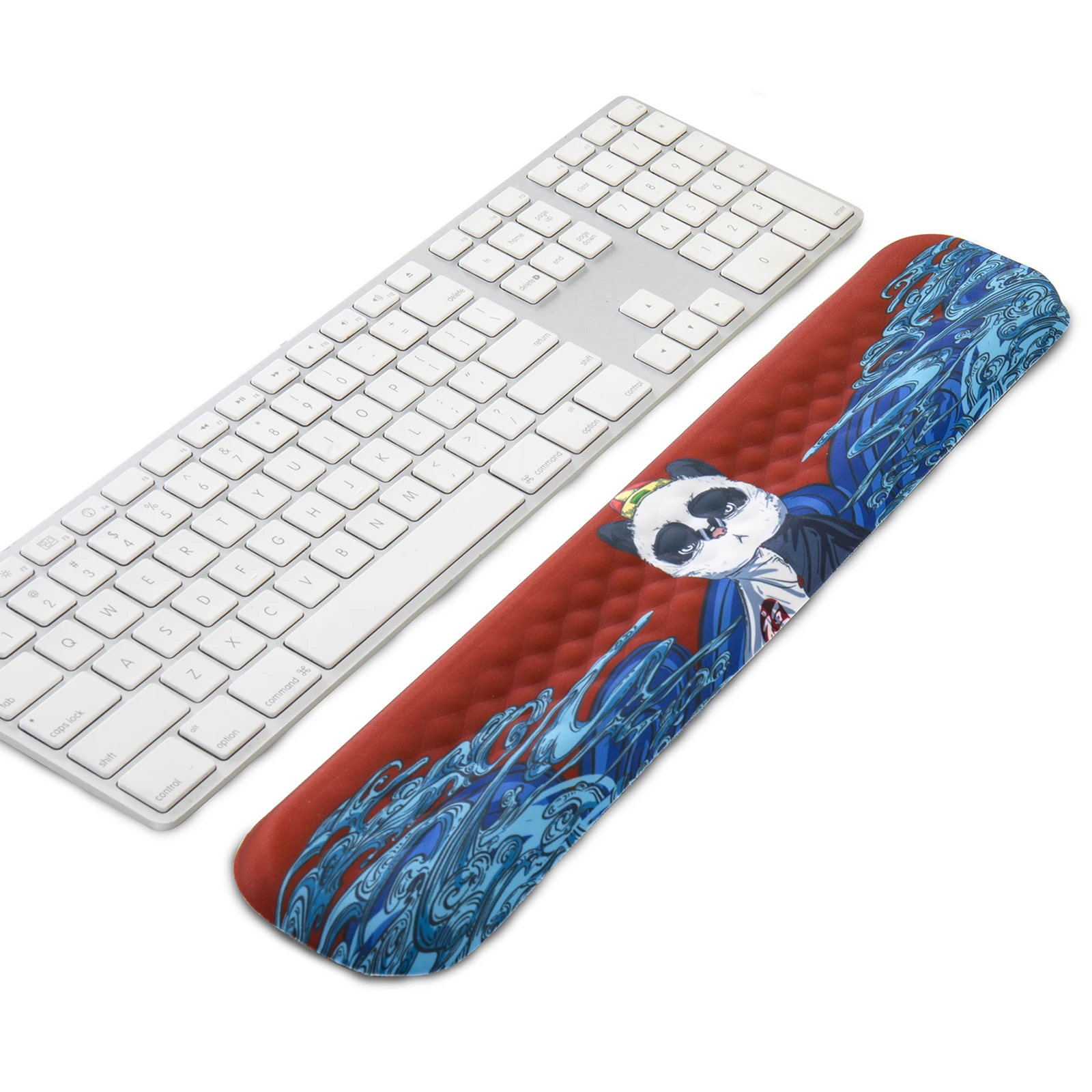 

Memory Foam Mouse Pad Wrist Support Keyboard Wrist Rest with Panda Pattern Comfortable Typing Support for Office,computer,Laptop