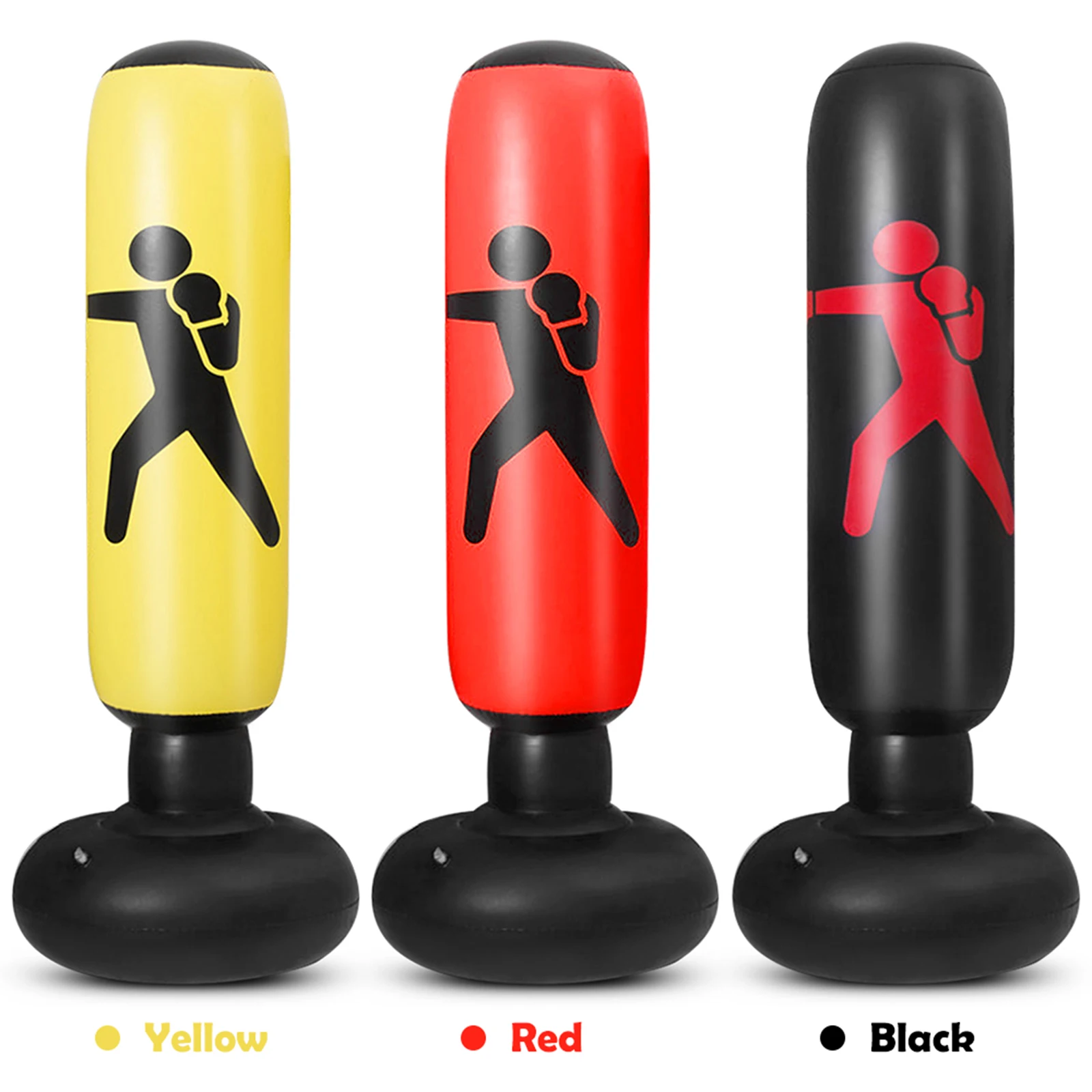 

5.2ft 160CM Inflatable Boxing Column Adult Fitness Decompression Inflatable Punching Bag Blow Column Thickened Tumbler Column