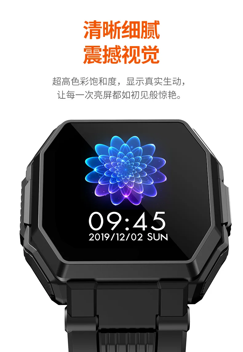 

2020 New S9 Smart Watch Bluetooth Call Full Touch Sports Fitness Tracker Blood Pressure Heart Rate Smartwatch For Android IOS