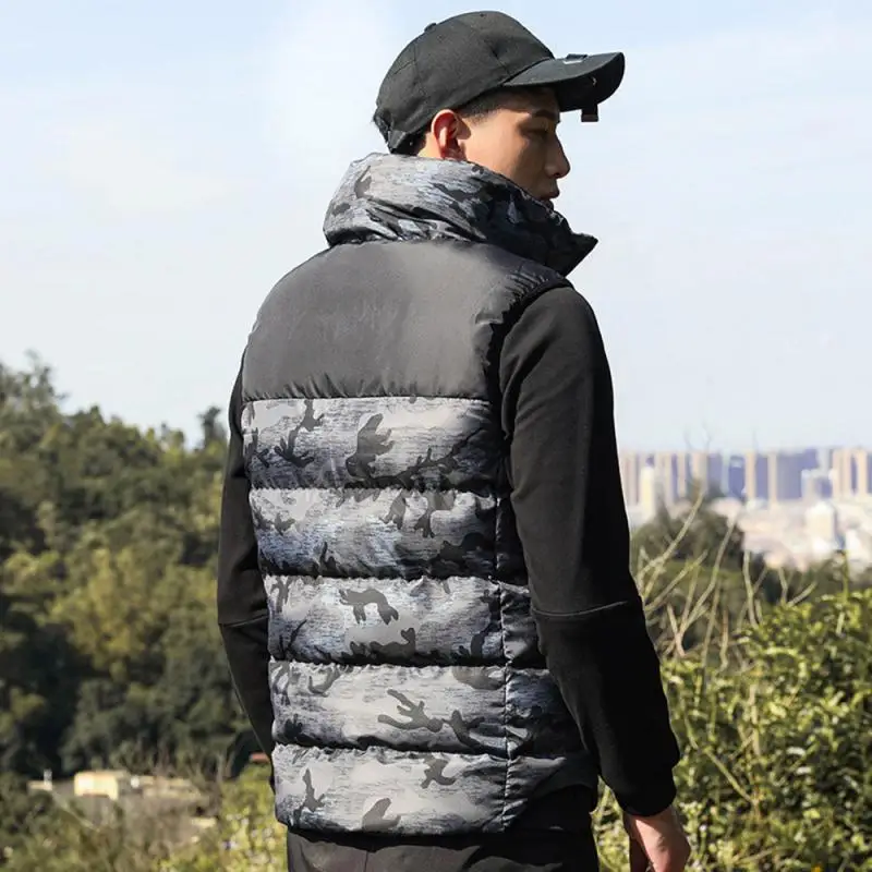 Outdoor USB Infrared Heating Vest Jacket Women Men Winter Flexible Electric Thermal Clothing Waistcoat Smart Fever Heated vest | Спорт и