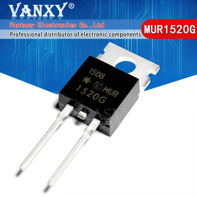 10 шт MUR1520 TO220 2 MUR1520CT TO 220 U1520 MUR1520G 200V 15A|Интегральные схемы| |