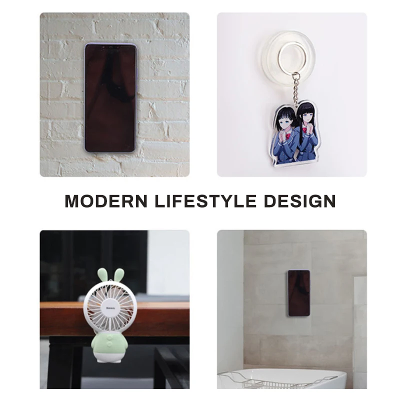 Car Phone Holder Universal Magic Stickers No Casual Paste Rubber Pad Wall Gel for Kitchen | Мобильные телефоны и