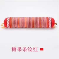 old coarse cloth wormwood cervical pillow buckwheat round moxa leaf pillow repair cylindrical neck massage candy pillow home