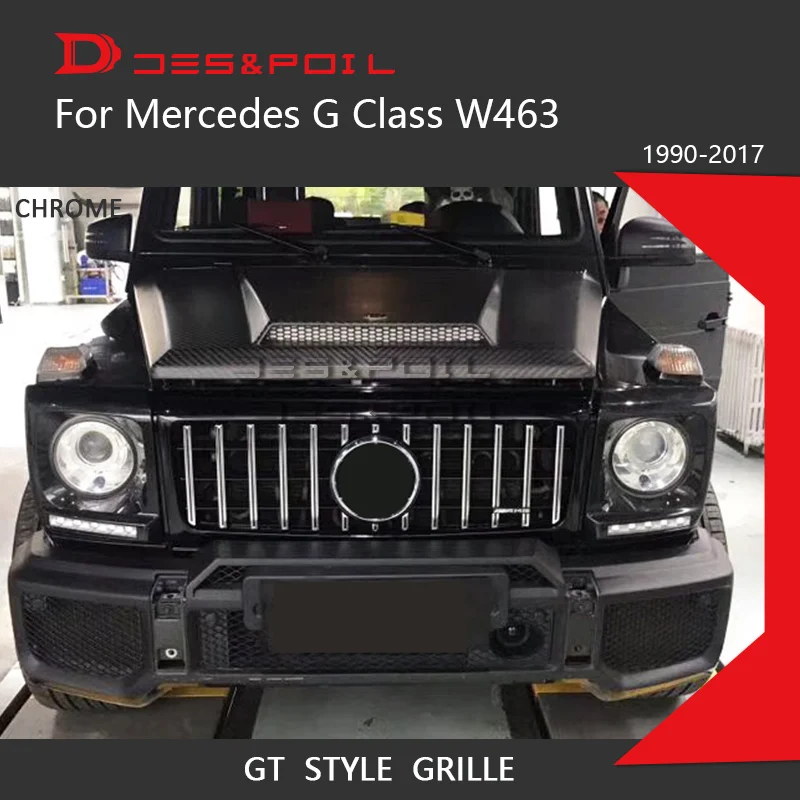 Для Mercedes Benz G Class W463 T rille вертикальный передний бампер гоночный rill 500 350 55 1990-2017