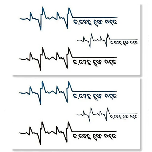 2 шт. водостойкие временные наклейки-тату с надписью на английском языке | Красота