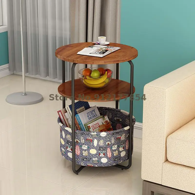 Боковой столик Простой Маленький журнальный диван Угловой Столик Прикроватный