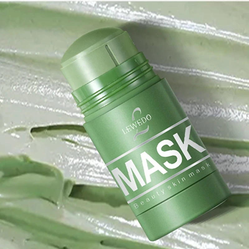 

LEWEDO унисекс 40g контроль выработки кожного жира Зелёный чай маски для лица увлажняющий грязевая маска для лица для очистки лица Уход за кожей...