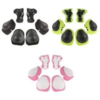 hot 6pcs protective gears set kids 3 7 knee elbow pads wrist guards child safety protector kit for cycling bike skating