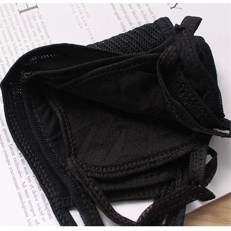 Хлопковая маска унисекс черная Пылезащитная дышащая зимняя 1 шт. | Аксессуары для