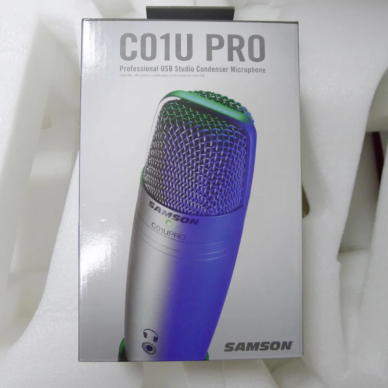 Конденсаторный микрофон Samson C01U Pro студийный USB с мониторингом в режиме реального