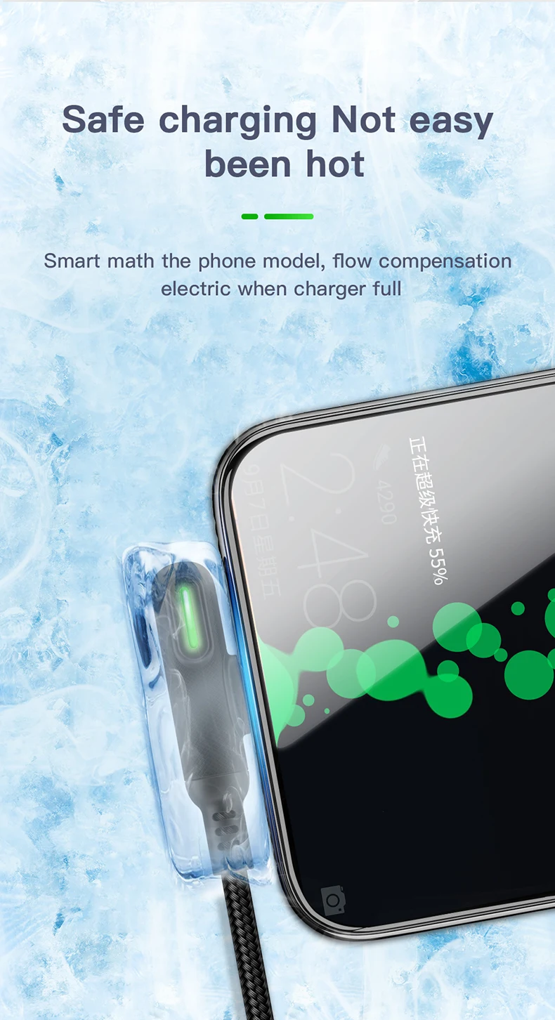 Joyroom Micro Usb type C USB 90 Dergee type C кабель светодиодный провод для быстрой зарядки для samsung Galaxy huawei Xiaomi зарядное устройство для передачи данных