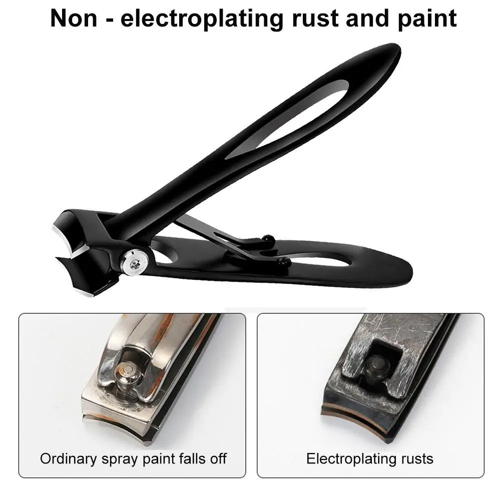

Metal Wide Curved Mouth Thick Nail Trimmer Toenail Fingernail Cutter Clippers