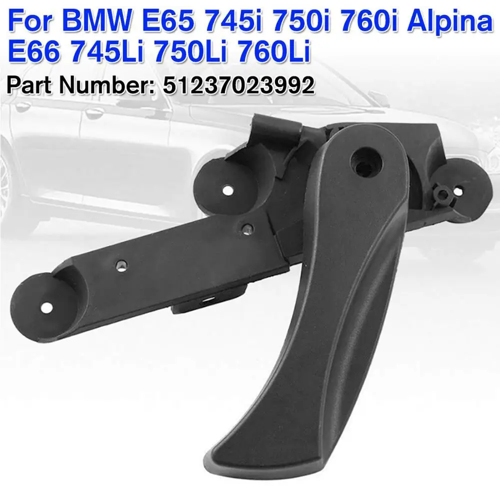 2 шт. новый черный LHD капот ручка и кронштейн E65 745i 750i 760i Alpina E66 745Li 750Li 51237023992 для