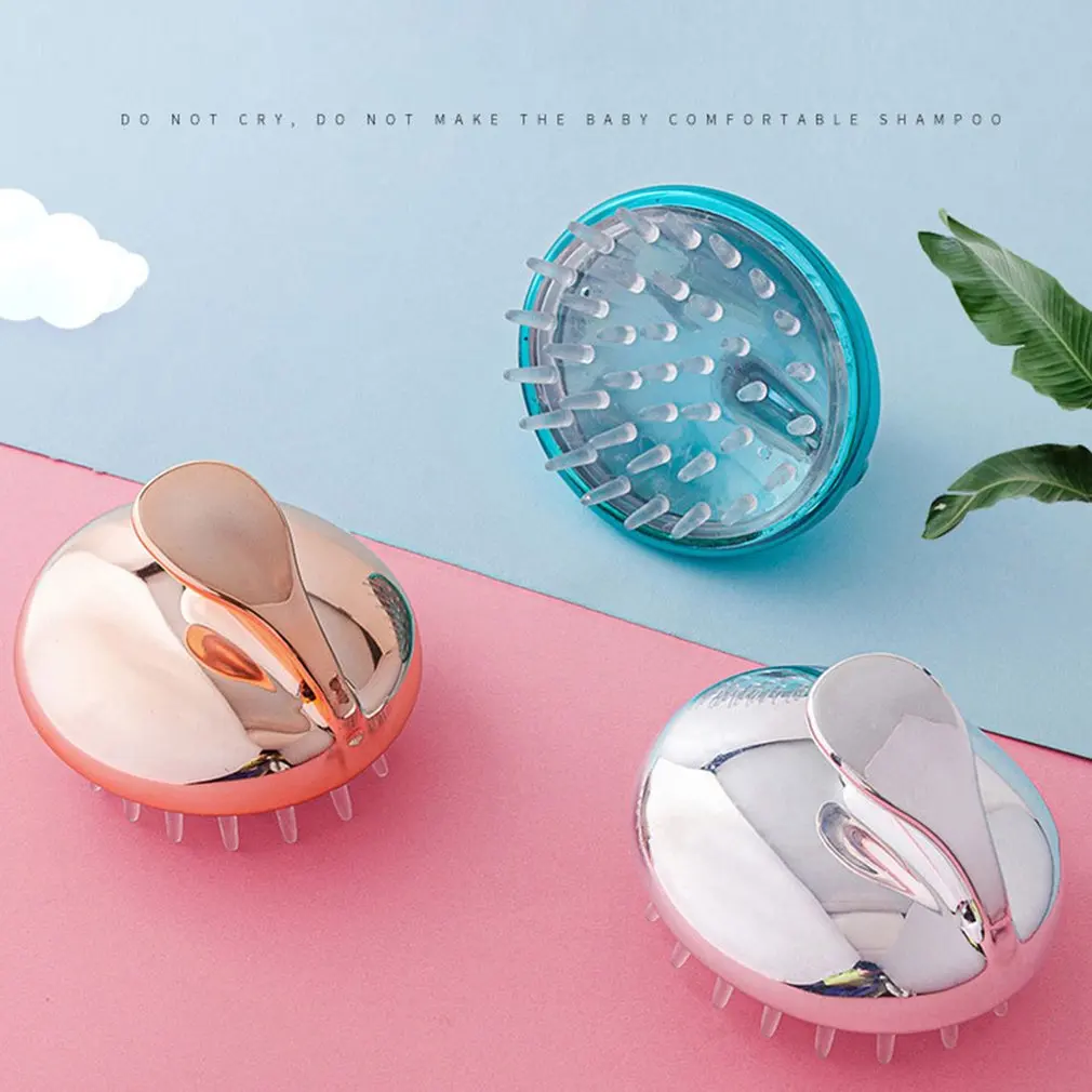 

Silicone Shampoo Massage Brush Relieving Itching And Scratching Head Brush Shampoo Brush Shampoo Comb