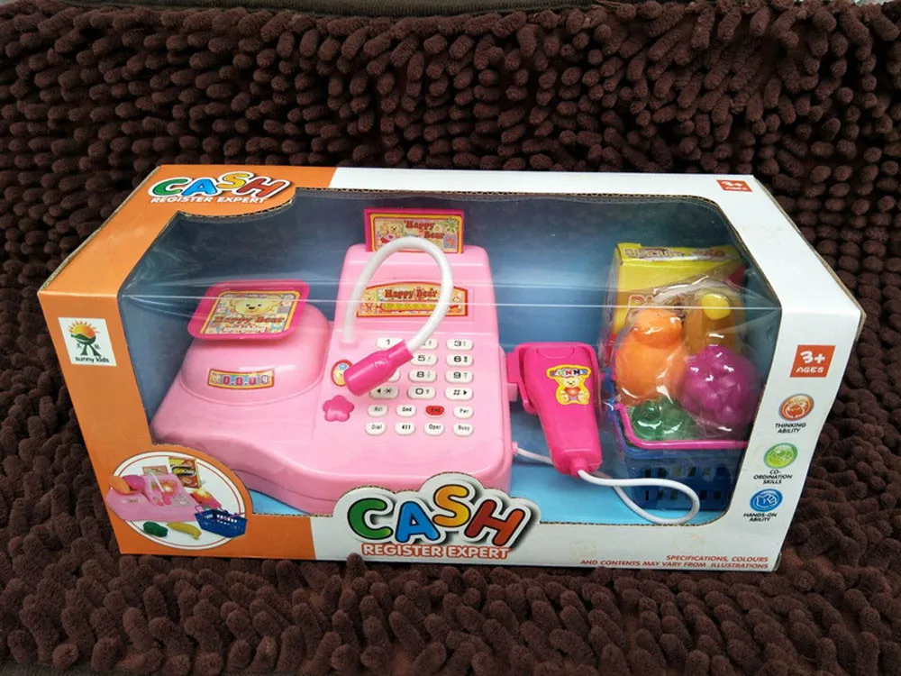 Для детей ролевая игра моделирование электронная игрушечная касса реалистичные
