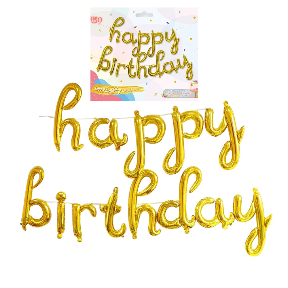 18-дюймовые буквы детское украшение для вечеринки в честь Дня Рождения | Дом и сад