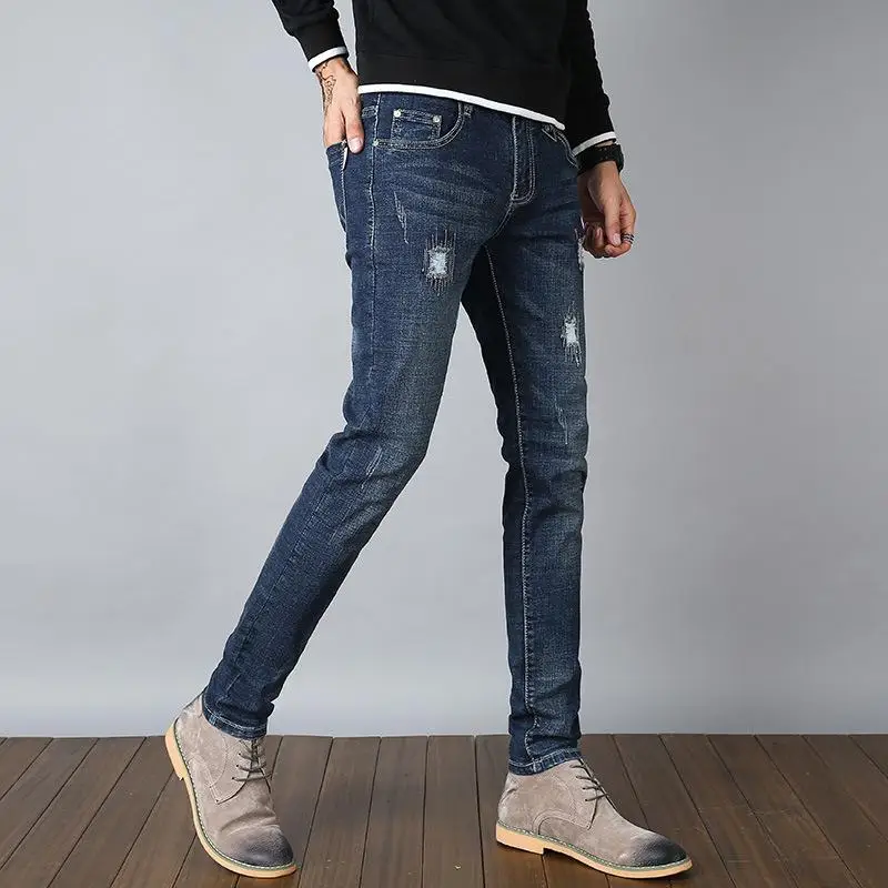 

Men's Oversize Loose Jeans Causal Long Denim Pants Vintage Trousers