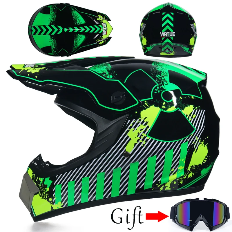 Шлем мотоциклетный внедорожный для мальчиков и девочек шлем квадроциклов