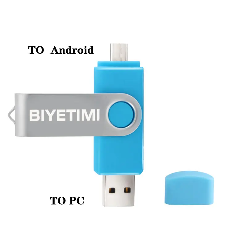 USB флеш накопитель BIYETIMI 128 ГБ на 4 двухсторонний для Android мобильный телефон
