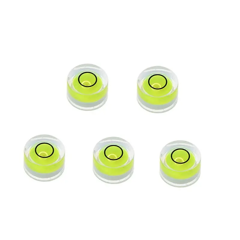 

5pcs Round Bubble Level Mini Level Bullseye Level Measurement Instrument