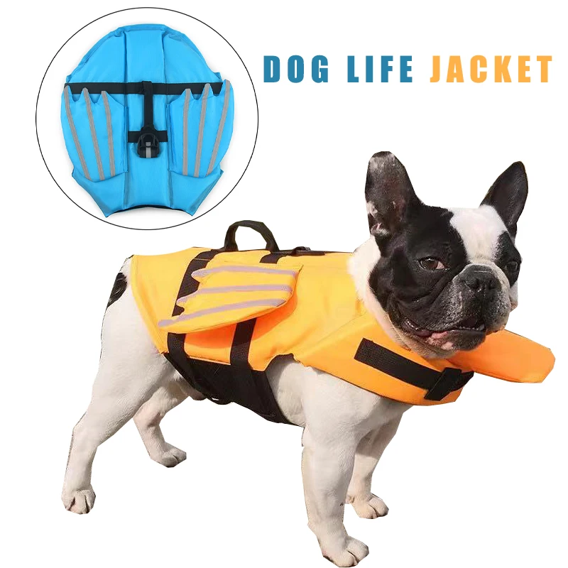 

Спасательный жилет для собак, спасательная жилетка со светоотражающими крыльями, одежда для плавания, на лето