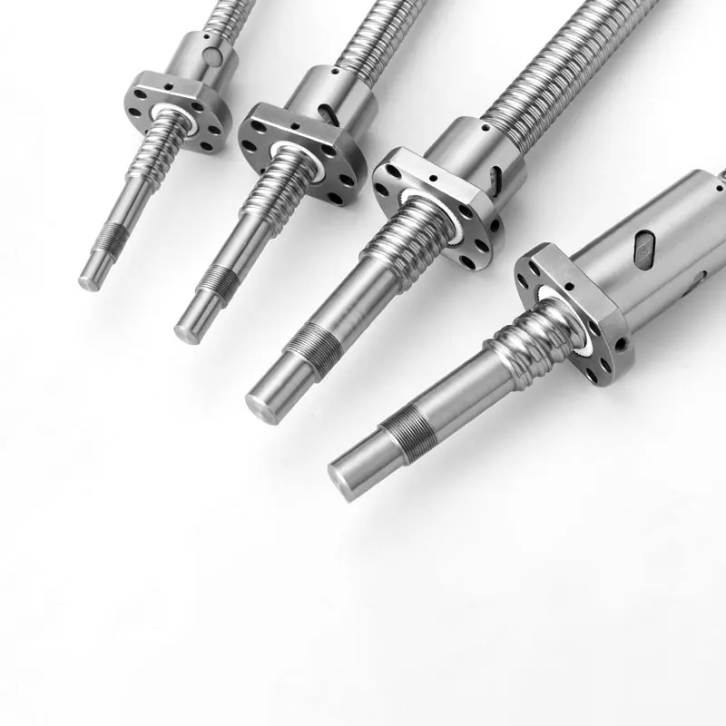 C7 обработанный SFU1605 SFU2005 200 250 300 350 400 450 500 550 600 мм Винт с фланцевой шариковой гайкой BK/BF10 end CNC