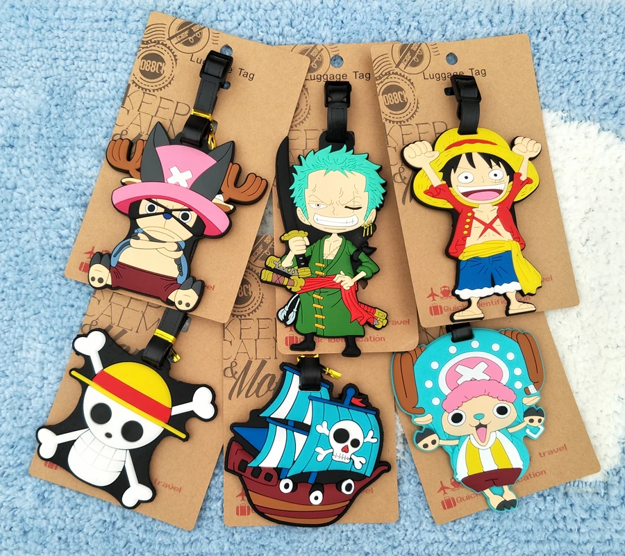 1 шт. Luffy Chopper аниме аксессуары для путешествий багажная бирка на чемодан адрес ID