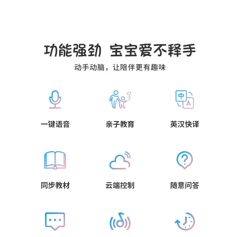 Маленький детский подарок le bao, умный робот, WiFi, Голосовой режим, устройство для раннего обучения, интерактивное обучение