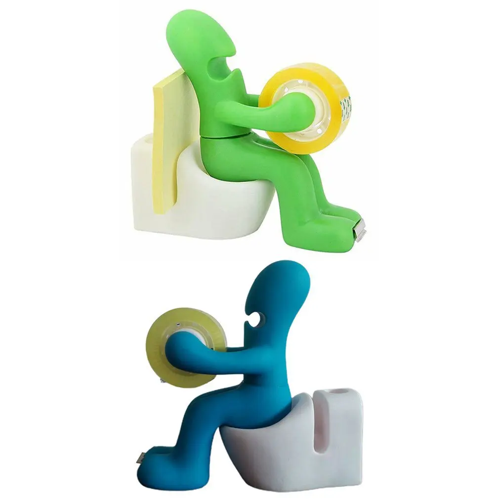 

Tape Dispenser And Supply Station Tape Holder Funny Accessory For Office Home Or School Cartoon Shelf