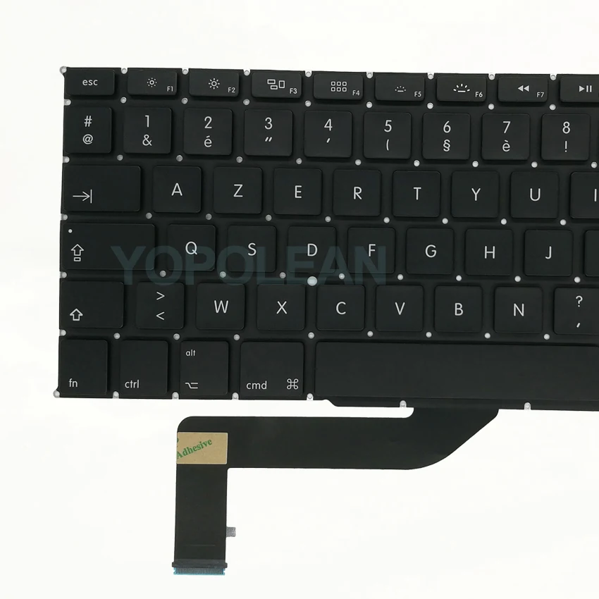 5 шт./лот новая Французская клавиатура A1398 для MacBook Pro Retina 15 дюймов a1398 французская