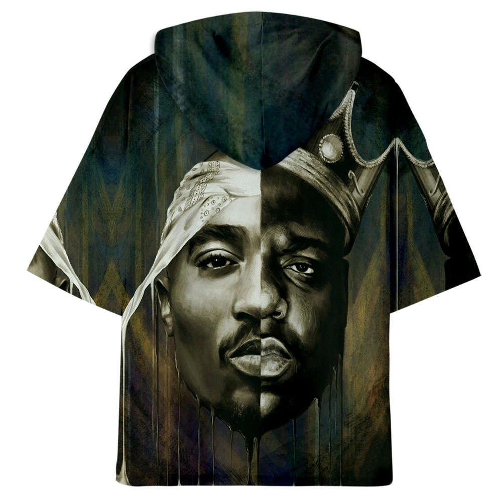 shirt men New the notorious biggie 3D printed Brand Anime Design T Shirt Print Hooded Tshirt3D digital printing Harajuku | Мужская