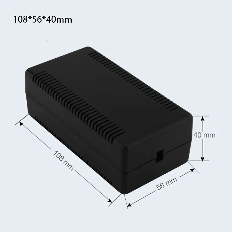 

108*56*40MM Plastic Project Box Electronic shell heat dissipation button box sensor module two end outlet housing