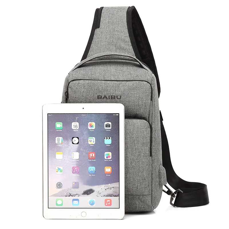 Поясная Сумка Heuptas Hip Bag нагрудные сумки USB зарядка нагрудная плотная сумка